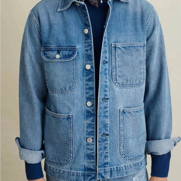Alex Mill Other - Alex Mill - Work Jacket in Vintage Wash Denim XL